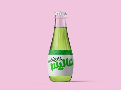  لایه باز موکاپ بطری شیشه ای