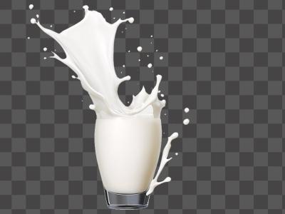 فایل لایه باز شیر پاشیده شده 