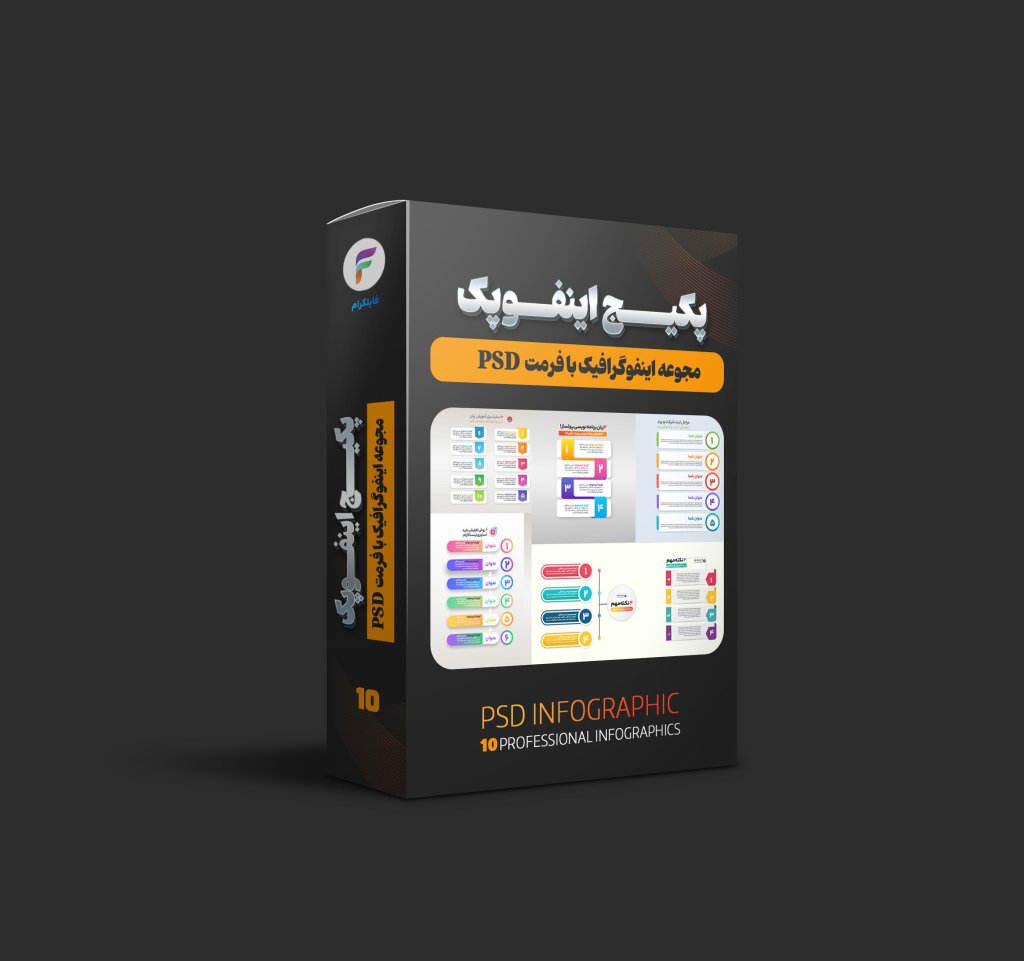  پک ویژه اینفوگرافیک لایه‌باز PSD