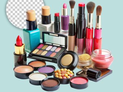 وکتور لایه باز ست لوازم آرایشی و بهداشتی 