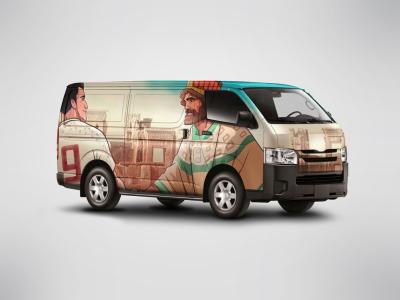  طرح لایه باز موکاپ اتومبیل