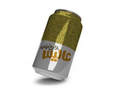  لایه باز موکاپ قوطی نوشیدنی