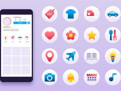 وکتور مجموعه کاور هایلایت استوری اینستاگرام 