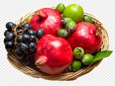 فایل لایه باز سبد میوه های تازه 