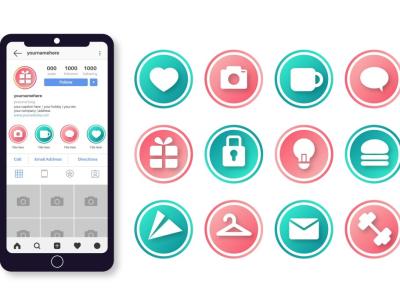 مجموعه کاور هایلایت استوری اینستاگرام 
