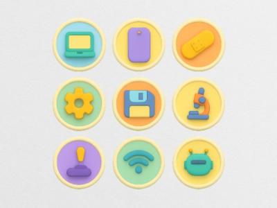 وکتور مجموعه کاور هایلایت استوری اینستاگرام فناوری