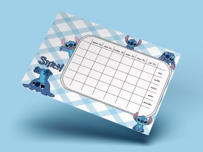 برنامه کلاسی هفتگی استیچ کد 8756