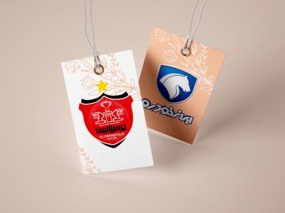  طرح لایه باز موکاپ اتیکت سه بعدی