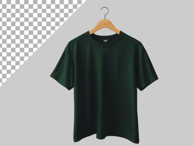 فایل لایه باز تی شرت سبز یشمی