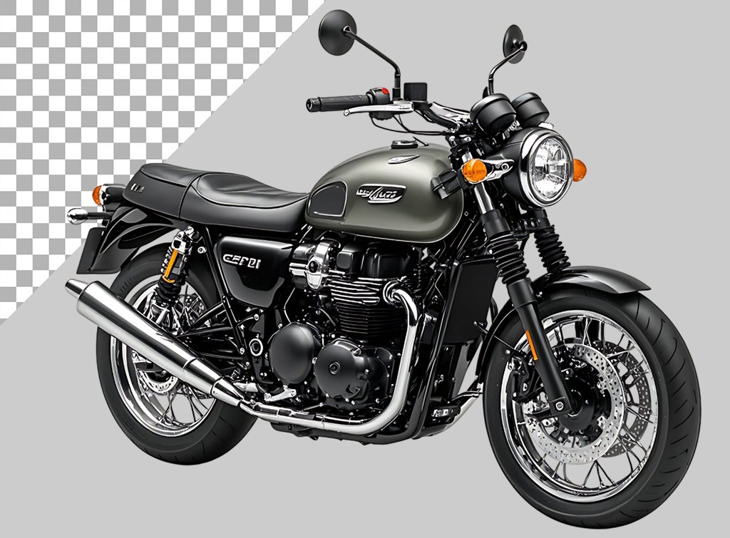 فایل لایه باز موتور سیکلت مشکی 