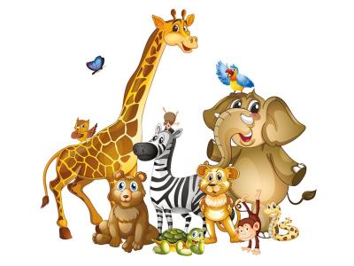 وکتور مجموعه حیوانات جنگل 