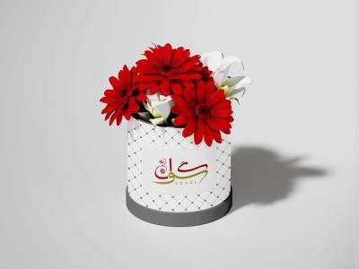  طرح لایه باز موکاپ دسته گل