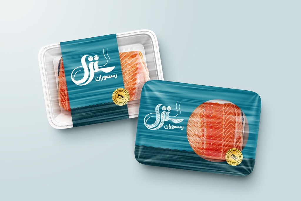 طرح لایه باز موکاپ بسته بندی