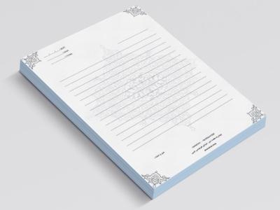 سربرگ مشکی سفید کد 8476