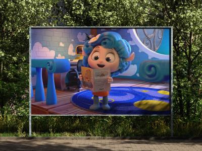  موکاپ لایه باز بیلبورد شهری