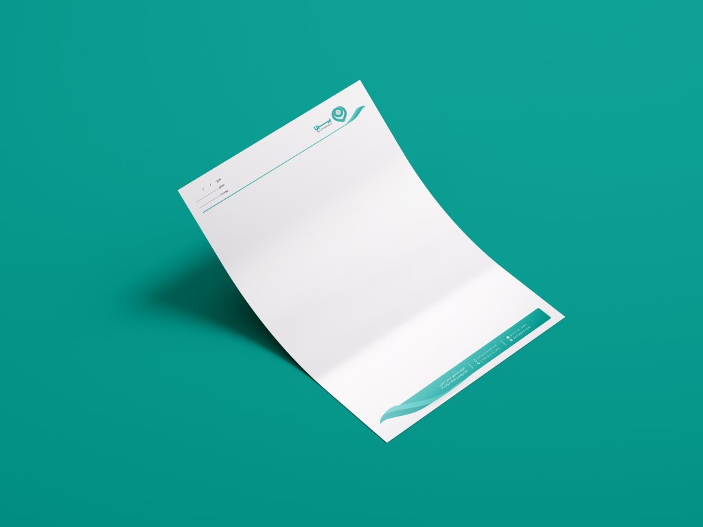 سربرگ شرکتی با طرح خاص