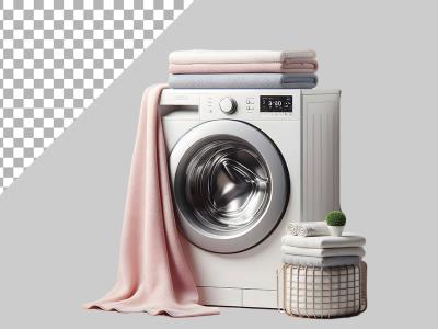 فایل لایه باز عکس ماشین لباسشویی 