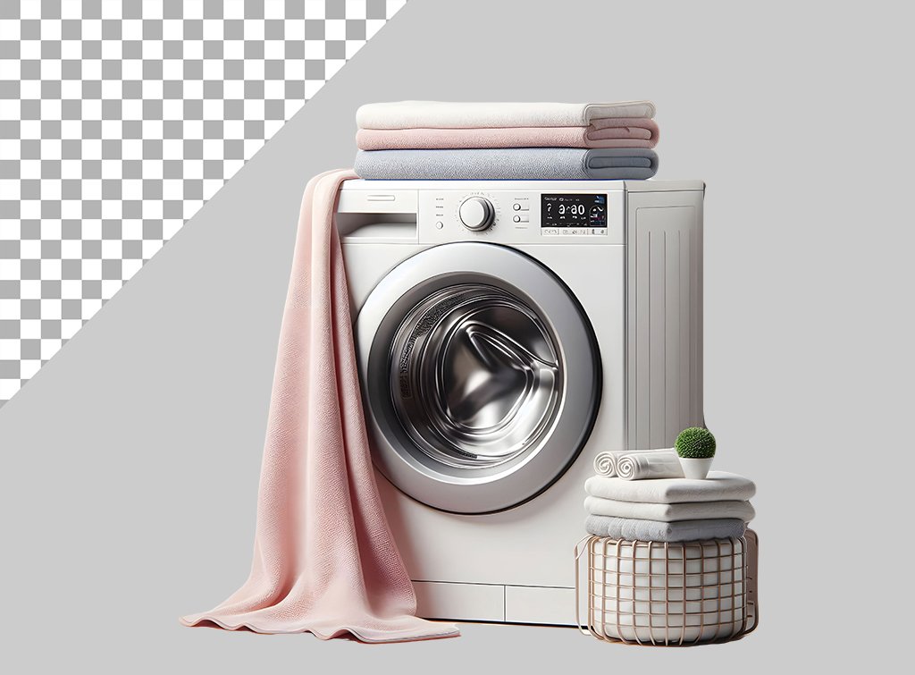 فایل لایه باز عکس ماشین لباسشویی 