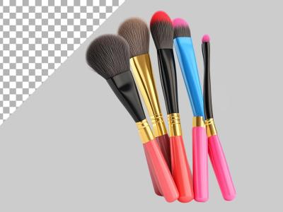 فایل لایه باز تصویر براش های آرایشی 