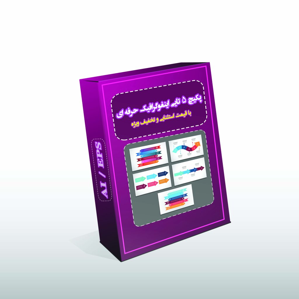 پکیچ 5 تایی اینفوگرافیک حرفه ای آموزشی