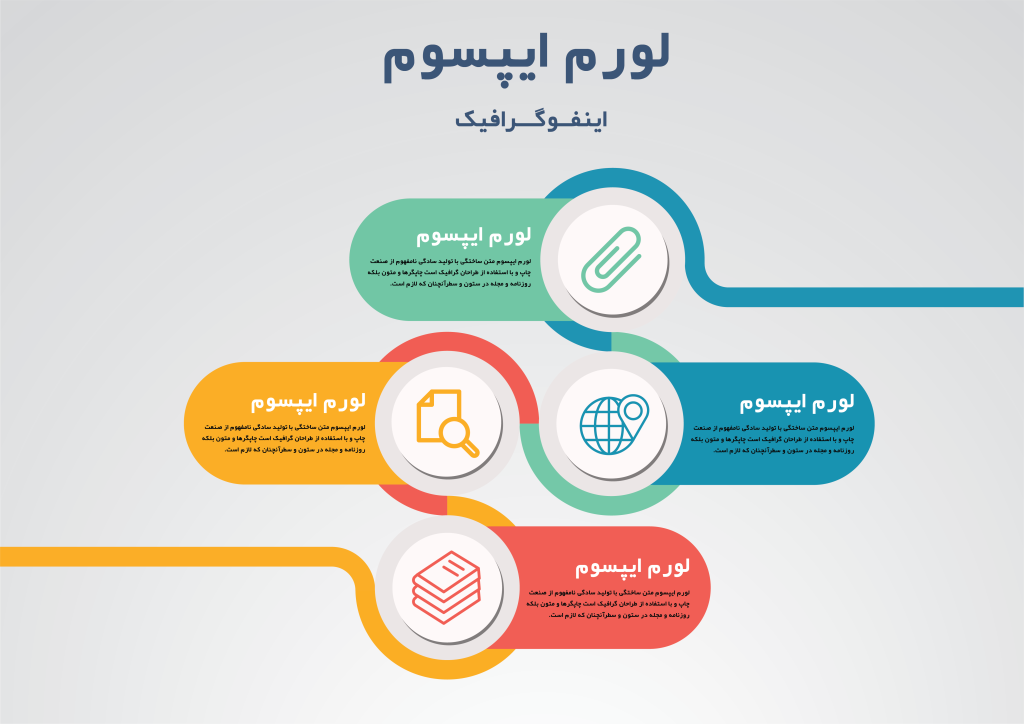 طرح لایه باز اینفوگرافیک آموزشی حرفه ای 