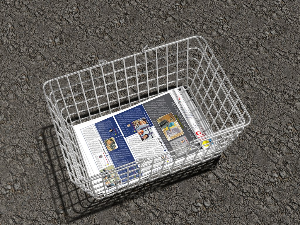 موکاپ لایه باز پوستر و کاغذ