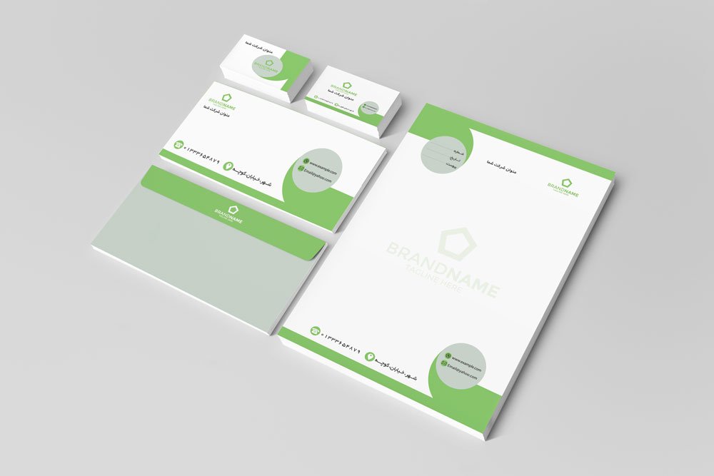 طرح ست اداری لایه باز