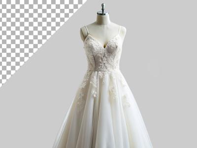 فایل لایه باز مانکن لباس عروس 
