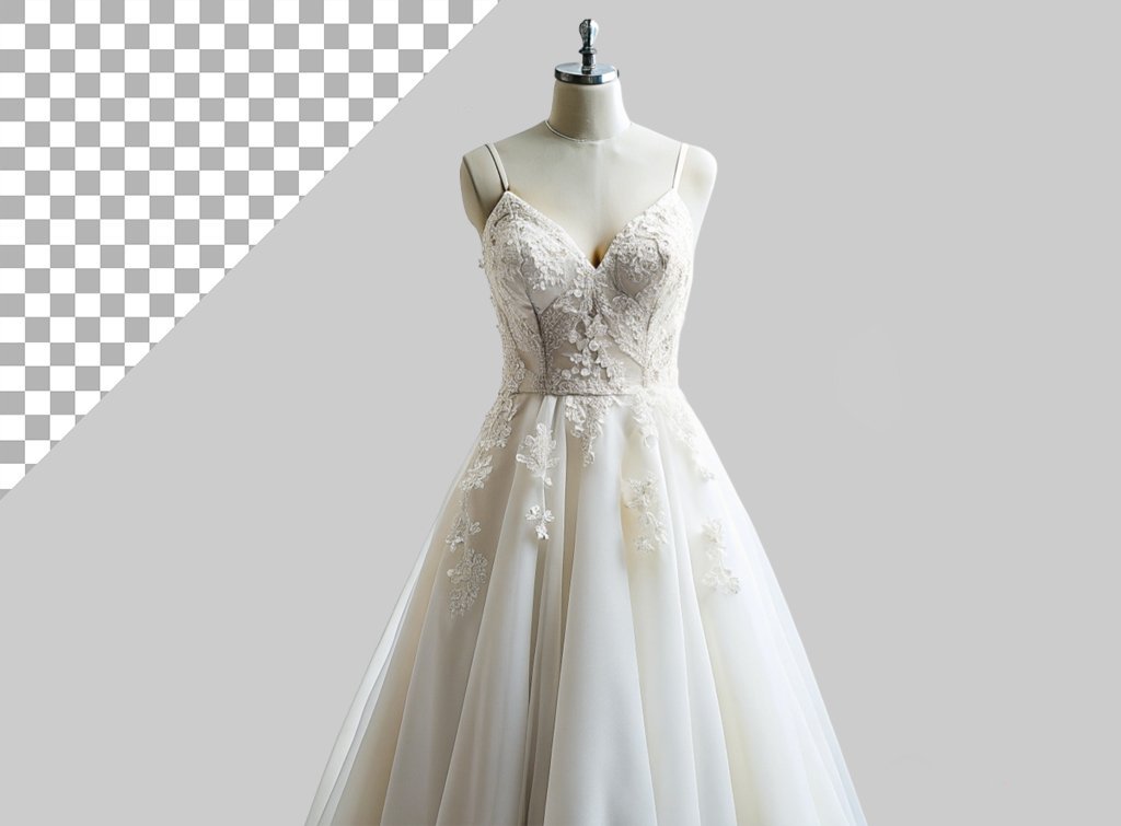 فایل لایه باز مانکن لباس عروس 