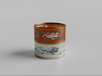  لایه باز موکاپ قوطی فلزی