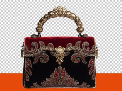 فایل لایه باز کیف دستی زنانه مخمل