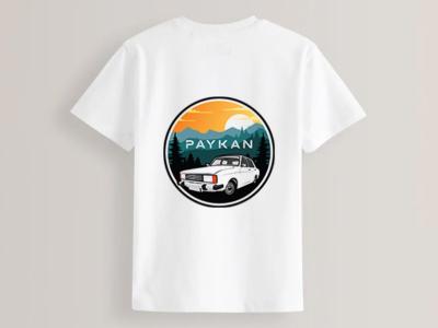 طرح وکتور لایه باز خودرو پیکان چاپ تیشرت