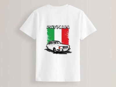 طرح پیکان و پرچم ایران برای چاپ تیشرت