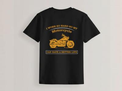 طرح تیشرت موتور سیکلت