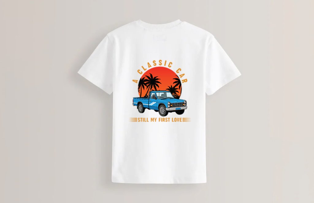 طرح تیشرت کلاسیک نیسان