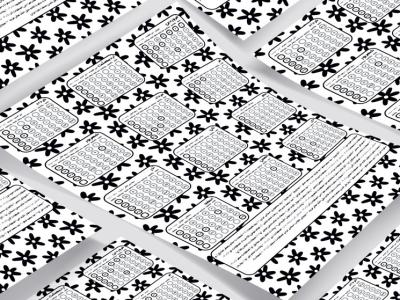 تقویم دیواری سیاه سفید 1405 کد 8447