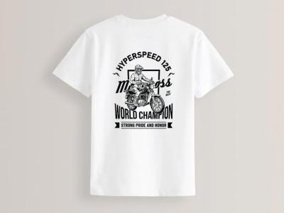 طرح لایه باز موتور 125 برای چاپ تیشرت