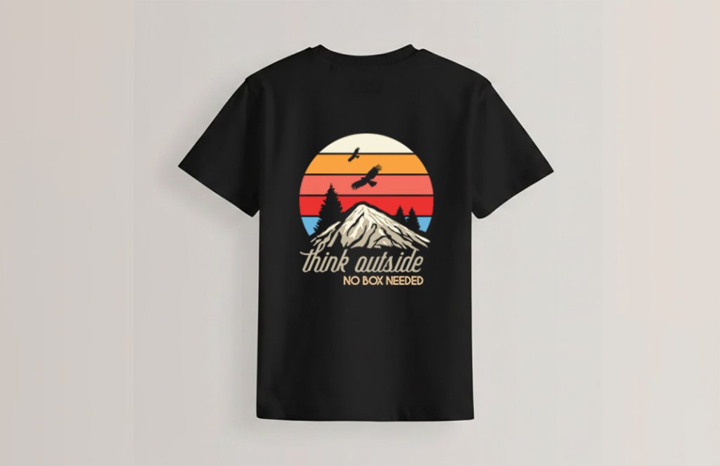 طرح تیشرت کوهنوردی کوه دماوند لایه باز