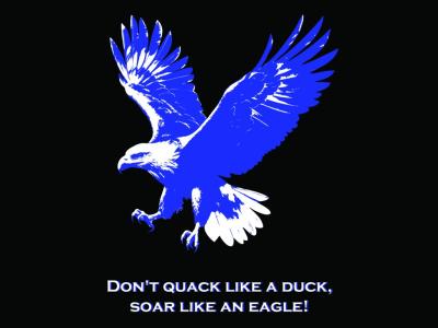 وکتور لایه باز عقاب - چاپ روی تیشرت