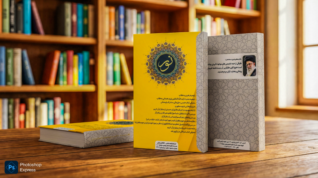 طرح لایه باز جلد کتاب 