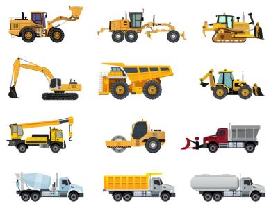 وکتور لایه باز ماشین آلات راهسازی