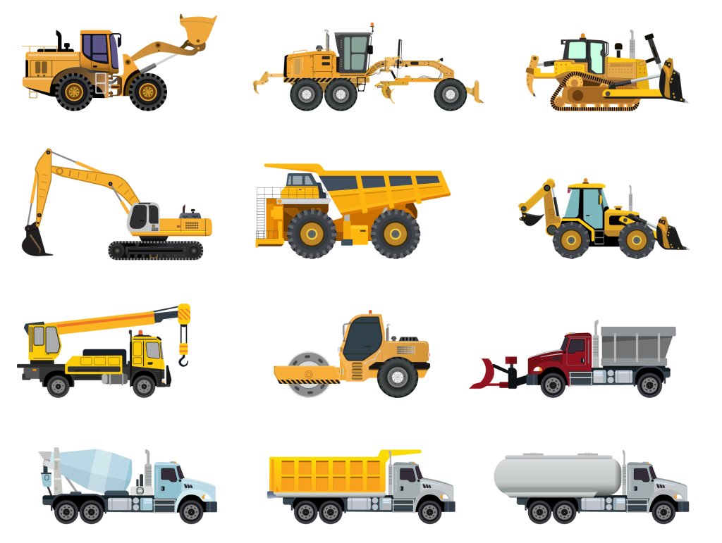 وکتور لایه باز ماشین آلات راهسازی