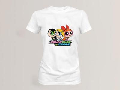 طرح تیشرت دخترانه زنانه پاور پاف گرلز