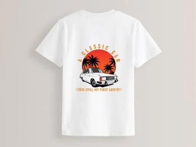 طرح تیشرت پیکان خودرو کلاسیک لایه باز