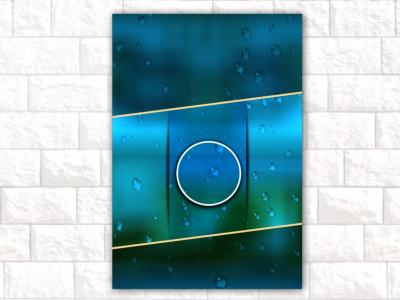 طرح لایه باز فتوشاپ مدل طرح باران 2