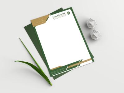 طرح لایه باز سربرگ شرکتی لایه باز