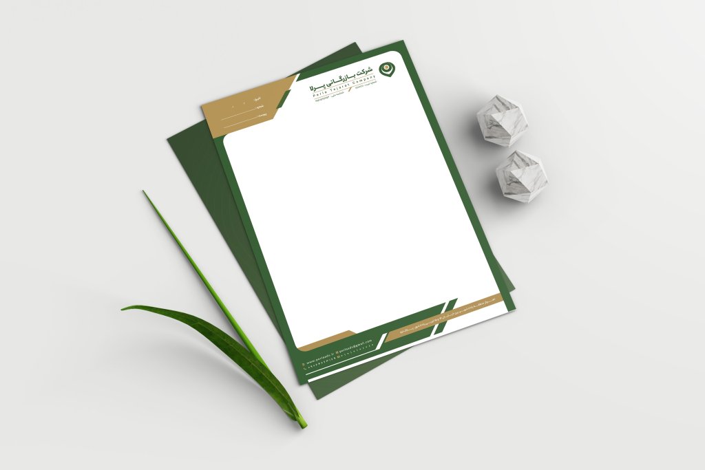 طرح لایه باز سربرگ شرکتی لایه باز