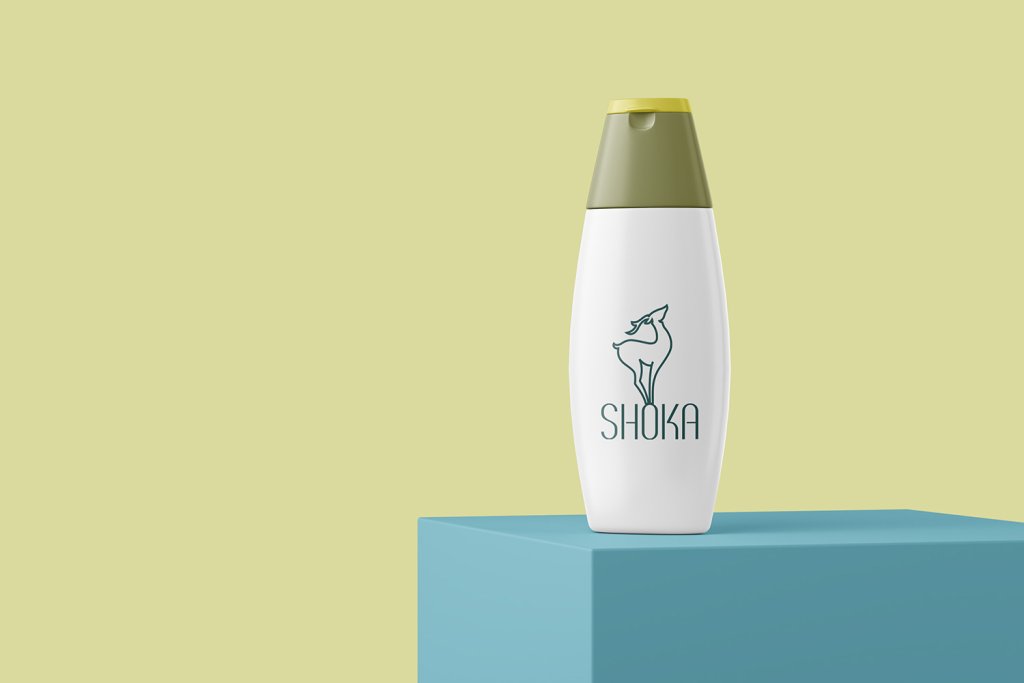  لایه باز موکاپ لوازم آرایشی بهداشتی