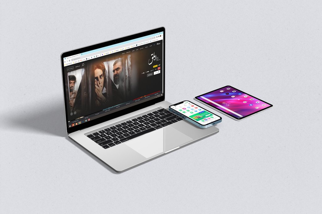  طرح لایه باز موکاپ لپ تاپ و موبایل
