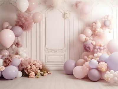 بک گراند کودکانه PNG تولد با کیفیت بالا و شاد